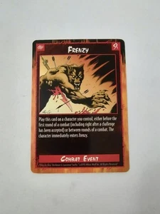 Frenzy - Rage Unlimited - LP Uncommon Rage CCG - Picture 1 of 2