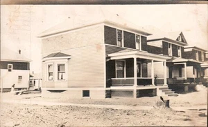 Foto postal real vintage de casas RPPC St. Catharines Ontario Canadá años 1910 1913 - Imagen 1 de 2