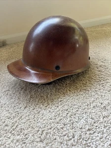 Cappello rigido di sicurezza MSA Skullgard fibra di vetro marrone medio L-11. Tipo 1 Classe G - Foto 1 di 8