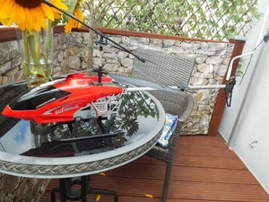 Helicóptero grande 3,5 canales 80 cm control remoto avión anti-caída RC juguete exterior - Imagen 1 de 13