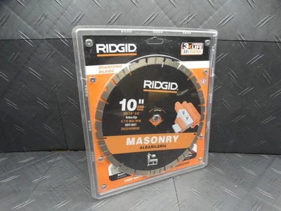 Ridgid 10 дюймов Сегментированный обод алмазной пилы для резки кладки 25-SG10IP - Изображение 1 из 4