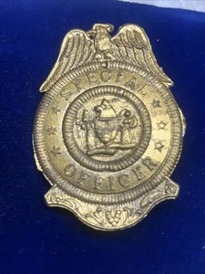 Insignia de oficial especial de colección juguete para niños fingir tono dorado - Imagen 1 de 5