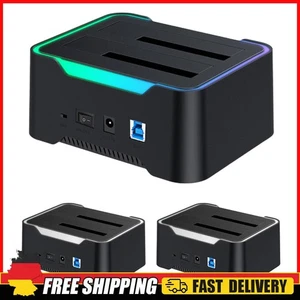 Dual-bay HDD Docking Station 5Gbps HDD Enclosure for 2.5/3.5 Inch SATA HDD/SSD - Bild 1 von 8
