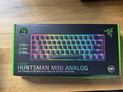 Razer Huntsman Mini ANALOG  Gaming Keyboard - Rapid Trigger Black Switch - Image 1 of 4