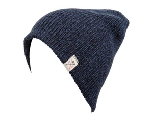 L1 Premium Outerwear Biggs Acrylic Rib Knit Beanie Navy Blue New - Picture 1 of 1