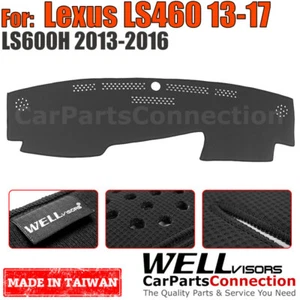 Wellvisors Dash Mat Dashboard Cover For Lexus 2013-2017 LS460 LS600H Black - Foto 1 di 10