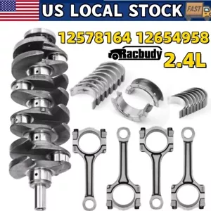 2.4L Engine Crankshaft & Con Rods & Bearings Set For Chevrolet GMC Buick ECOTEC - Bild 1 von 15