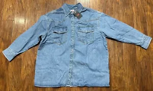 Levi’s Women’s XL Denim Button Up Pearl Snaps - See Measurements - Picture 1 of 8