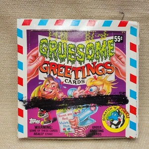 Gruesome Greetings Topps 1992 caja de cera 36 piezas edición X 23056G - Imagen 1 de 8