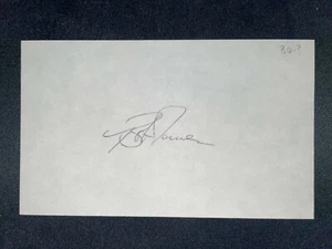 1978 EXPOS: Bob James, SIGNED 3x5 (BSJ) - Picture 1 of 1