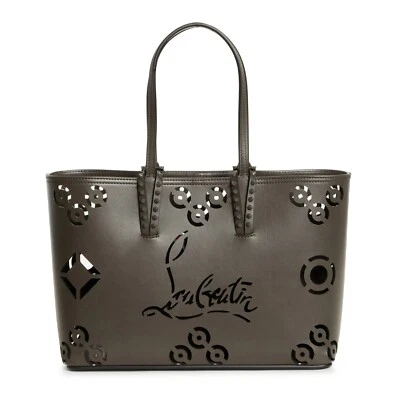 Christian Louboutin Small Cabara Perforated Leather Tote Bag NEW MSRP $1790 - Image 1 of 4