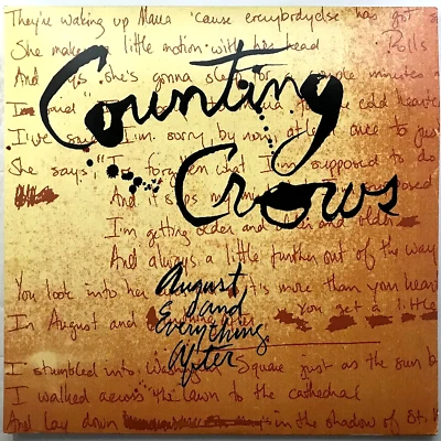 COUNTING CROWS "August And Everything After" RE 2LP 2017 DCG B0025531-01 VG++ - Image 1 of 4