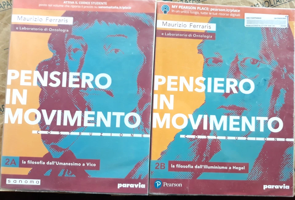 PENSIERO IN MOVIMENTO VOL. 2 (IN 2 TOMI) - MAURIZIO FERRARIS - PARAVIA - Image 1 of 1