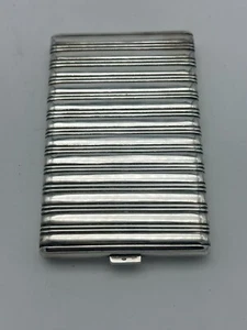 Vintage Zigaretten- oder Kartenetui. Österreich 800 Silber. 4 3/4" x 3". 194 Gramm - Bild 1 von 7