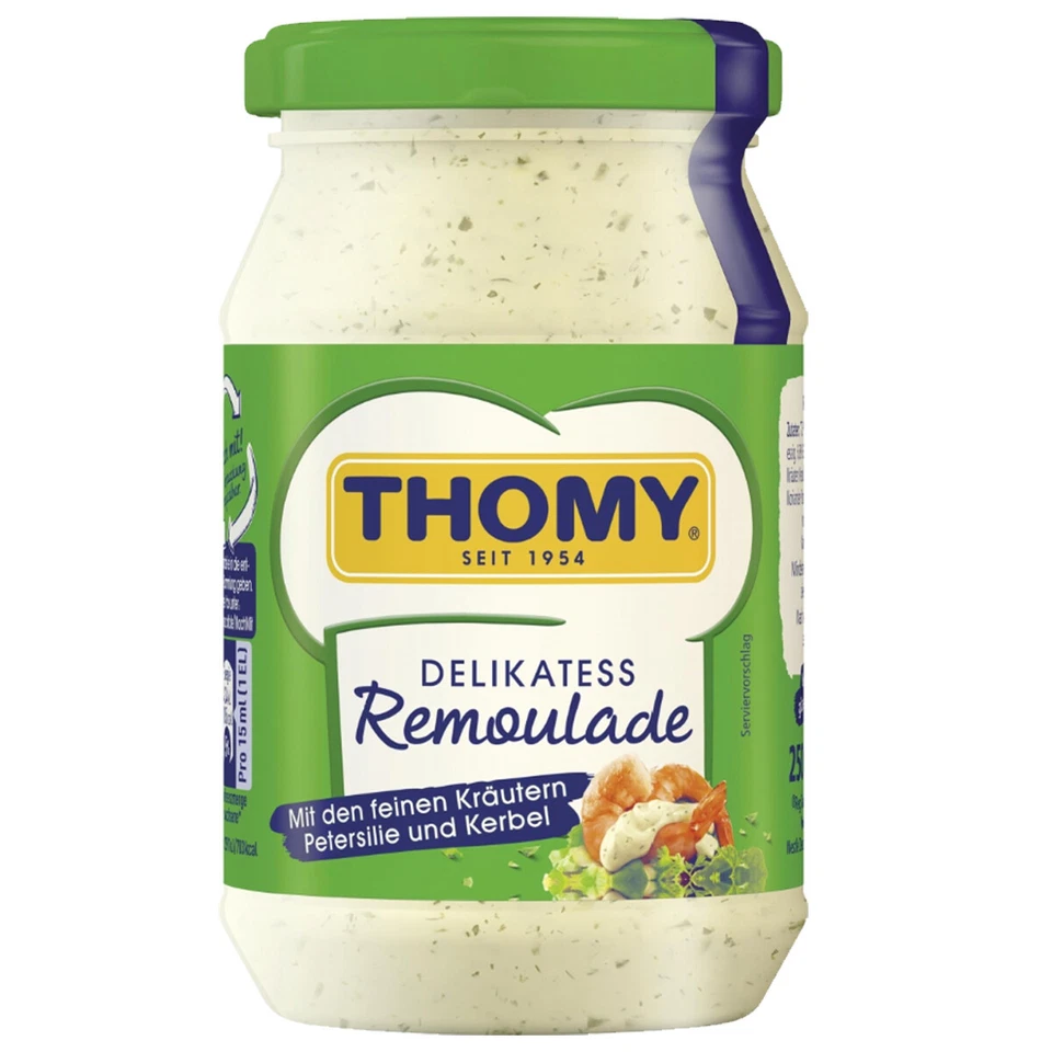 MAYONNAISE Thomy Delicatess Remoulade cremoso condito con erbe 250 ml