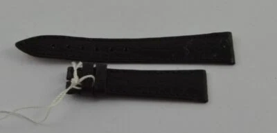 Pulseira de Couro Blancpain 17mm para Fivela Preta Nova Não Usada - Imagem 1 de 2