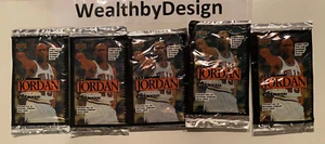 (5) POGS/MILKCAPS UPPER DECK "MICHAEL JORDAN" UNGEÖFFNET/FACTORY SEALED PACKS - Bild 1 von 2