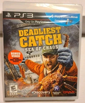 NEW SEALED Deadliest Catch Sea of Chaos Playstation 3 PS3 Move compatible game - Image 1 of 4