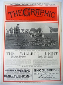 Vintage DIE GRAFIK Zeitung (11.7.1914) STIEFEL WWI Geschichte KUNST Anzeigen - Bild 1 von 7
