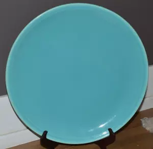 Vintage GMB Gladding McBean California Pottery MCM 14" Chop Plate Turquoise Blue - Picture 1 of 4