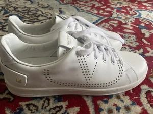 Neu + Original VALENTINO GARAVANI Sneaker 41,5 weiss gold low - Bild 1 von 11