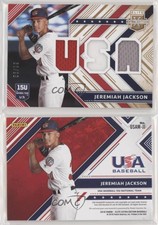 2018 Panini Elite Extra Edition USA Materials Gold /99 Jeremiah Jackson #USAM-JJ