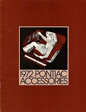 1972 Pontiac Firebird LeMans Grand Prix Trans AM NOS Accessories Sales Brochure