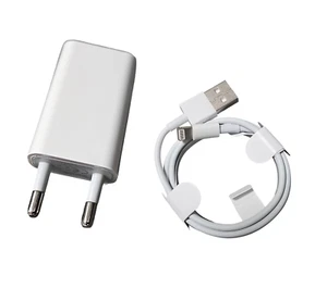 Para Apple iPhone 5s/6/6s/7/8/SE USB cargador cable fuente de alimentación Lightning 1 metro - Imagen 1 de 3