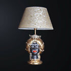 Lampe Brun Foncé Homme Céramique Classique H.65cm Bga 3186-l