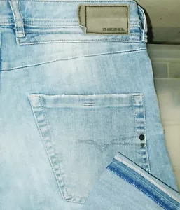 HOT Men DIESEL BELTHER 839G Slim TAPERED STRETCH LIGHT Jeans 31x32 (Fit 31x30.5) - Picture 1 of 12