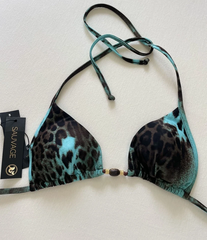 Top de bikini pequeño Sauvage California para mujer nuevo con etiquetas Foto 1 de 4