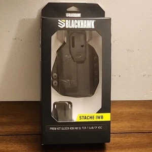 BLACKHAWK Stache IWB LB TLR-7 Sub Glock 43x 48 SF XSC Premium Kit w/ Mag Carrier - Picture 1 of 10