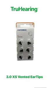 Puntas de oreja TruHearing 6 RIC y 7 RIC 3.0 talla XS ventiladas (paquete de 6) - Imagen 1 de 7
