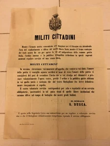 Manifesto promosso da Giorgio Busca - Picture 1 of 1