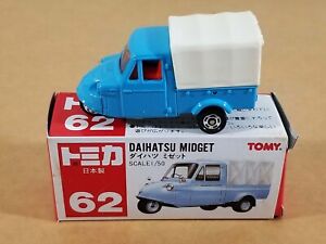 TOMY Tomica Daihatsu Midget / #62 / Made in Japan