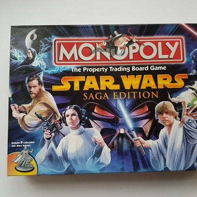 Star Wars Saga Edition Trilogy Monopoly board game x8 metal token Parker 2005 - Image 1 of 4