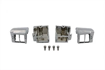 Juego de carcasa de interruptor de manillar cromado Harley Softail Dyna Sportster 82-95 26-0548 Foto 1 de 1
