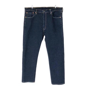 Levi's 505 Jeans 40x32 Tag Men's 40 x 31.25 Dark Wash Dependable Work Jeans - Picture 1 of 8