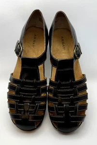 Array Aruba Black Leather slip on 9.5M - Picture 1 of 9