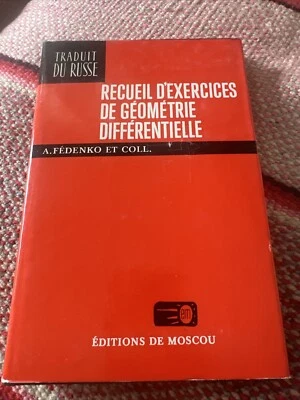 Recueil D’Exercices De Geometries Differentielle - Image 1 of 3