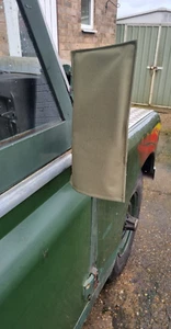 2 Waterproof Olive Khaki Wing Mirror Sleeves Land Rover Series Defender - Picture 1 of 3