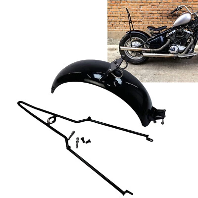 Guardabarros trasero negro con soporte para Kawasaki VULCAN400 800 95-03 96 Foto 1 de 4