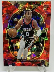 TyTy Washington 2022-23 Select Concourse #70 Red Cracked Ice Prizm Parallel RC - Picture 1 of 2