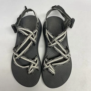 Chaco Women's ZX2 Weave Strappy Sandals Size 9 Black White Gray - Picture 1 of 8