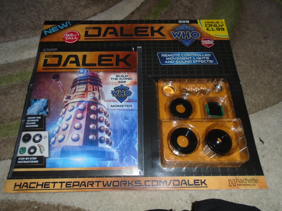 BUILD THE ICONIC DALEK 82cm Tall - DOCTOR WHO - HACHETTE-LATEST ISSUE 46 - Image 1 of 1