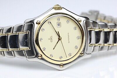 Ebel 1911 Senior Automatic Watch, Cream & Diamonds Dial, 193902
