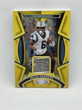 2023 Certified Materials Mirror Gold Etch /10 Miles Sanders #3 Laundry Tag Patch