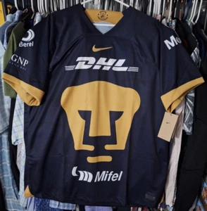 NEW NO TAGS Nike Pumas UNAM Away Jersey 23/24 Mens XL Navy Blue Obsidian Gold - Picture 1 of 4