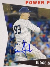 AARON JUDGE GLEYBER TORRES 2020 Topps ARCHIVES COMBO Dual AUTO /5  YANKEES