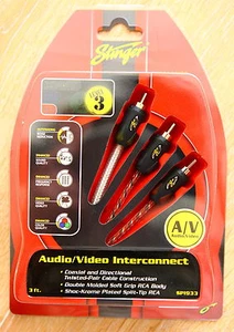 Stinger SPI936 Pro Serie AUDIO/VIDEO Leitung 6 Fuß (ca. 2 Meter) - Bild 1 von 1